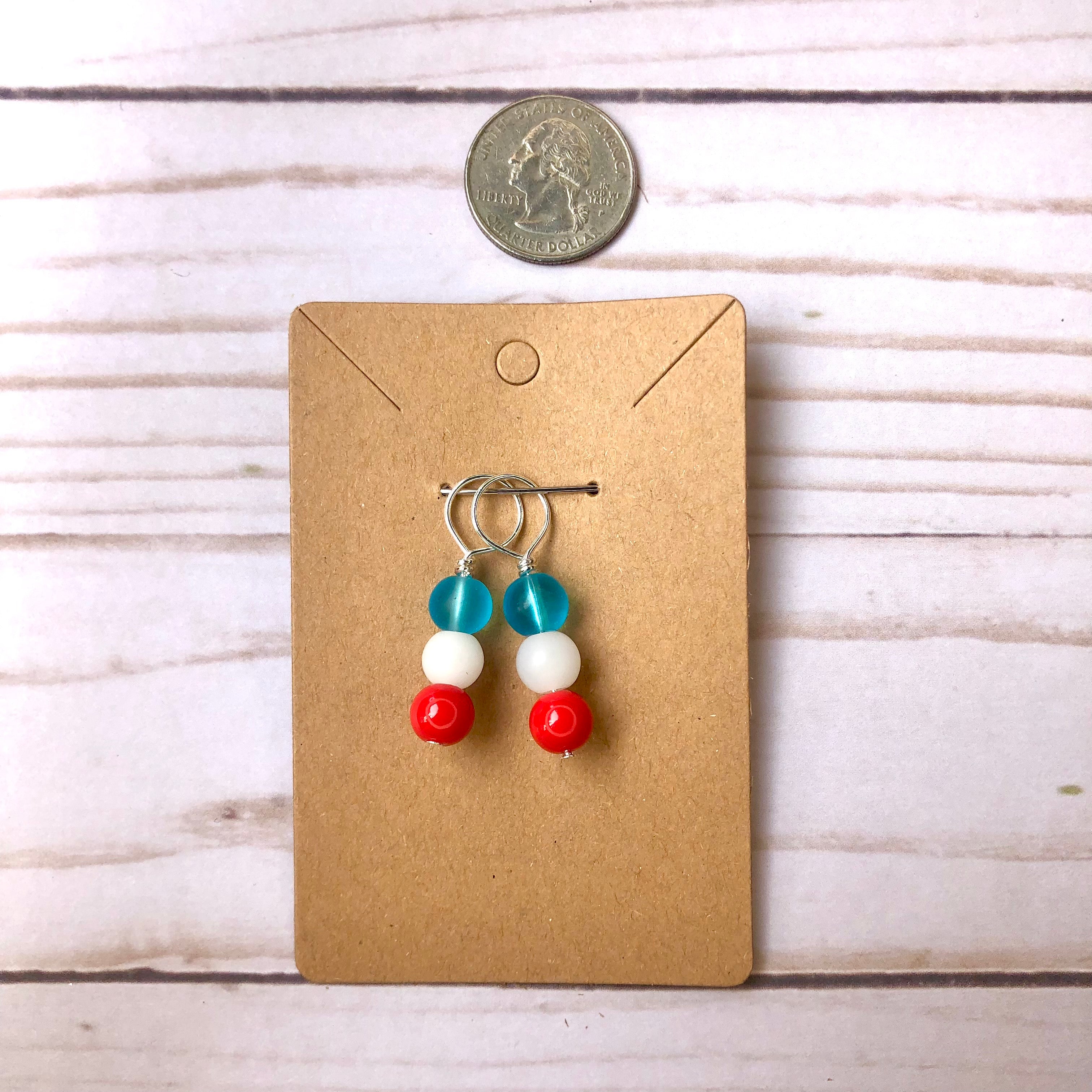 Oil Slick 2pcs Stitch Markers Set – Sierra and Pine