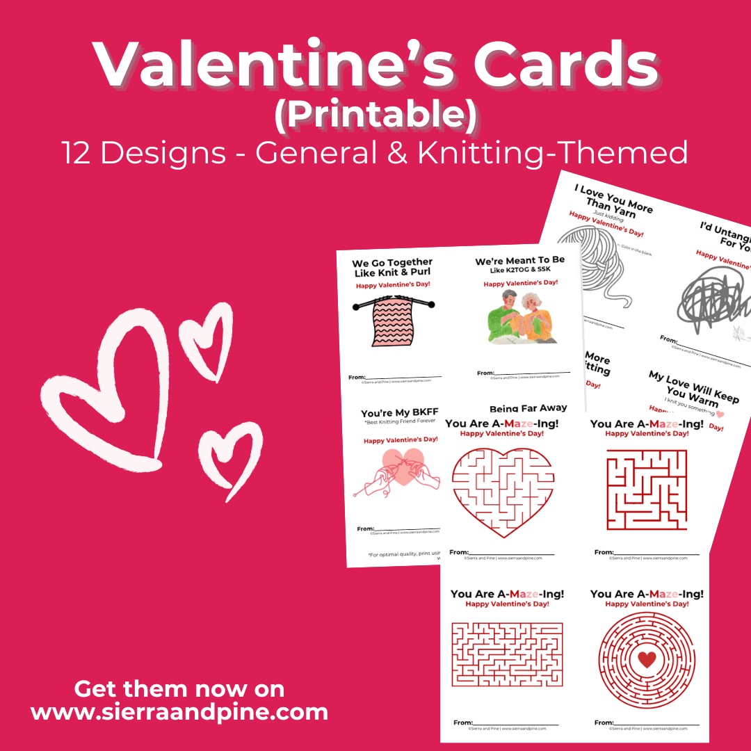 Valentine's Cards - 12 Designs (Printable) – Sierra and Pine