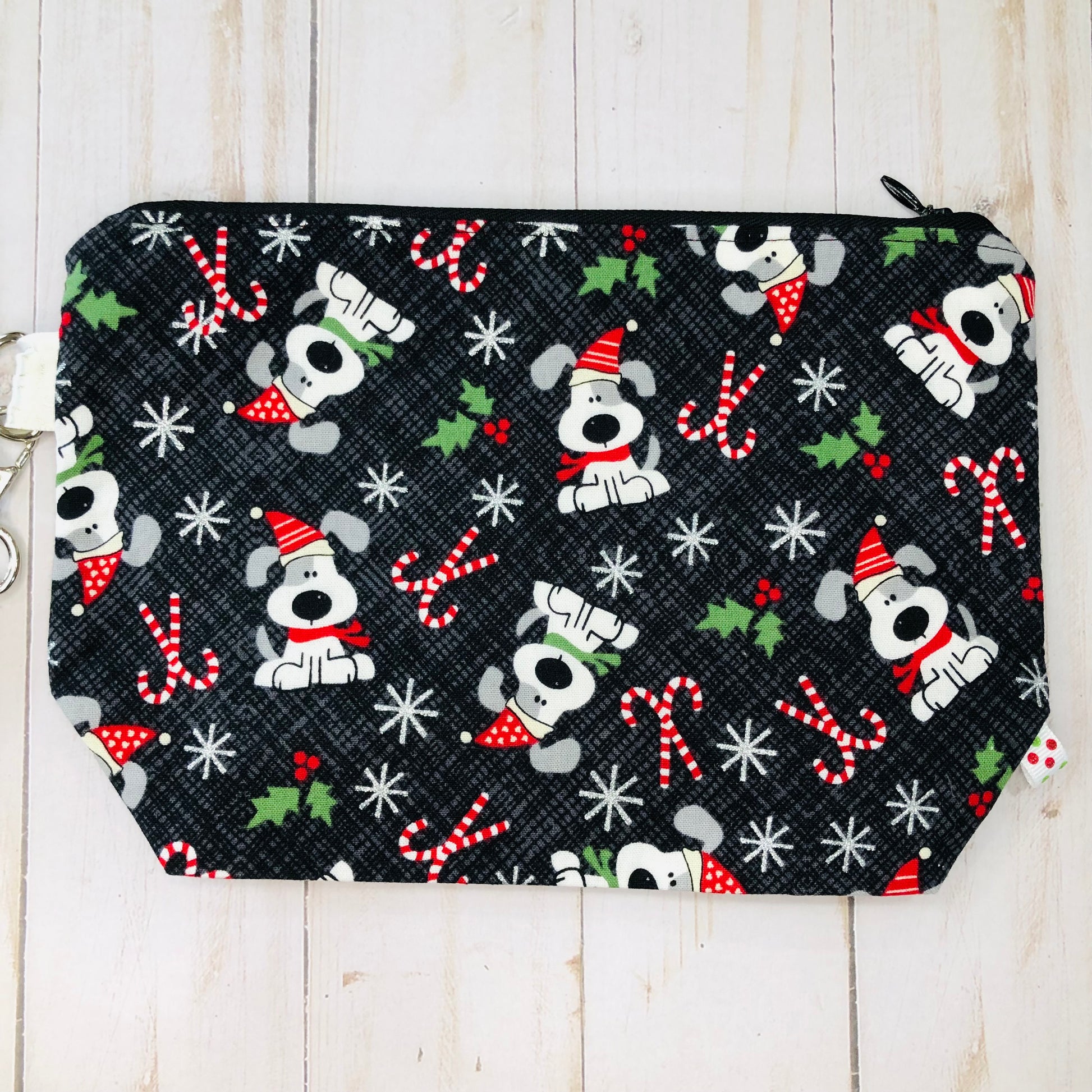 Holiday Dogs Small Project Bag by Sierra and Pine