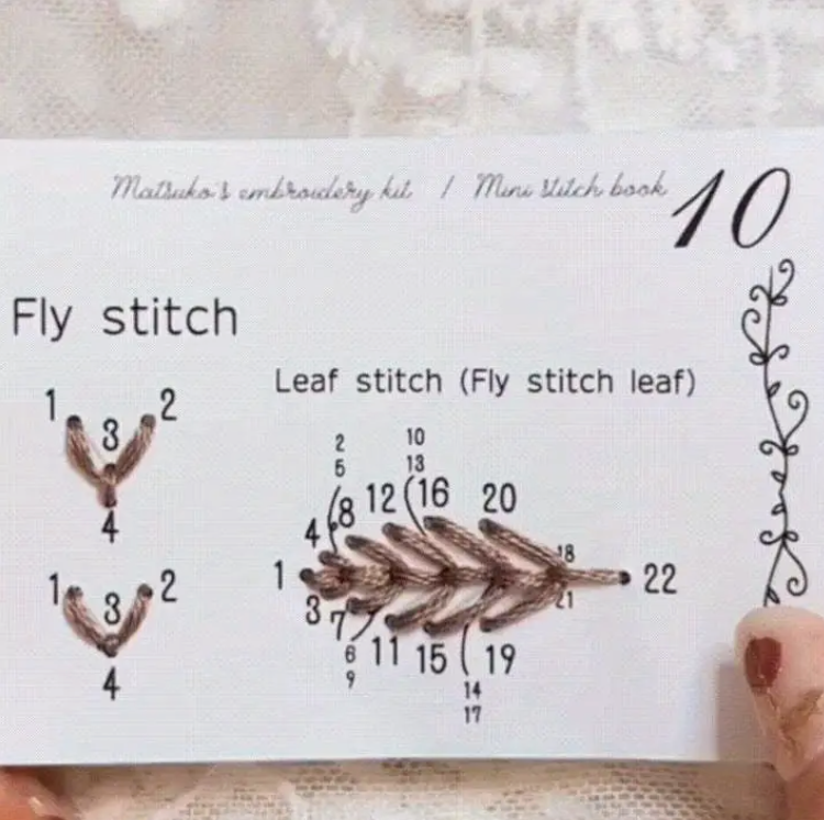 Stitch Book - 15 embroidery and sewing cards