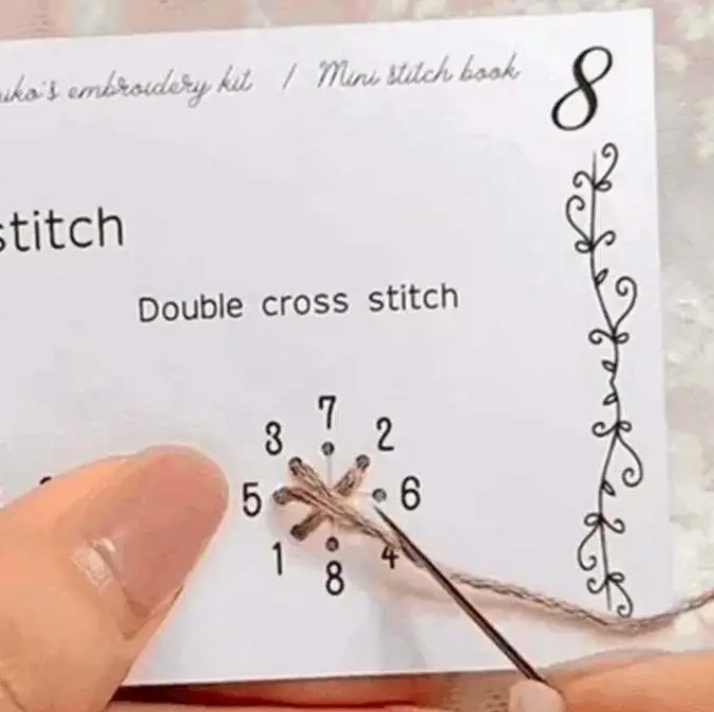 Stitch Book - 15 embroidery and sewing cards