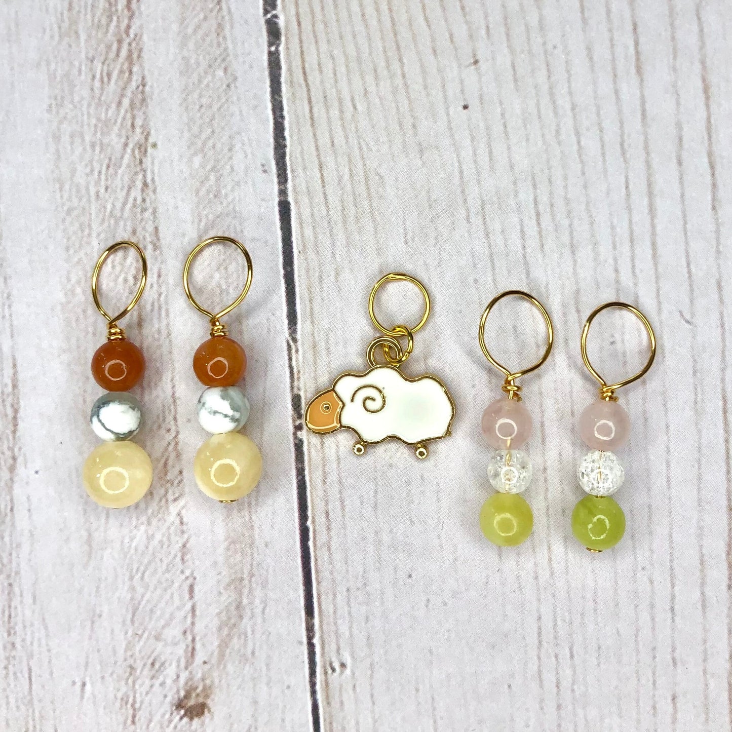 Sheep 5 pcs Stitch Markers for Knitting